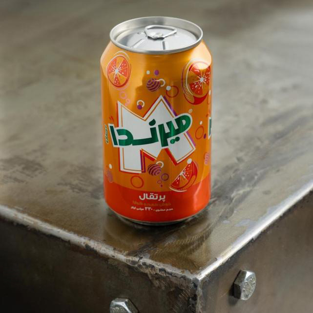 نوشابه قوطی میراندا